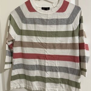 NWOT Colorful Striped Women's Sweater